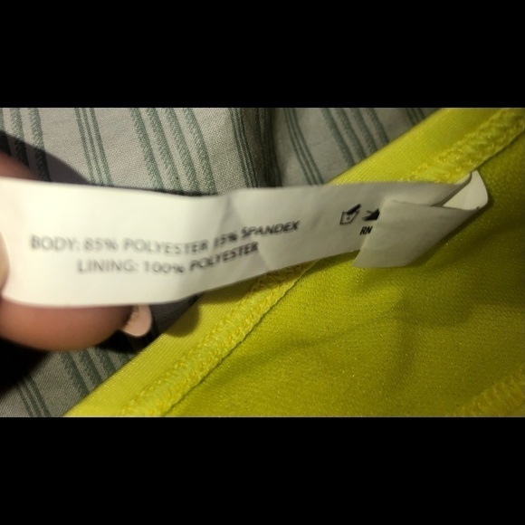 Aerie Live Love Dream Bikini Top Small Yellow - Picture 4 of 5